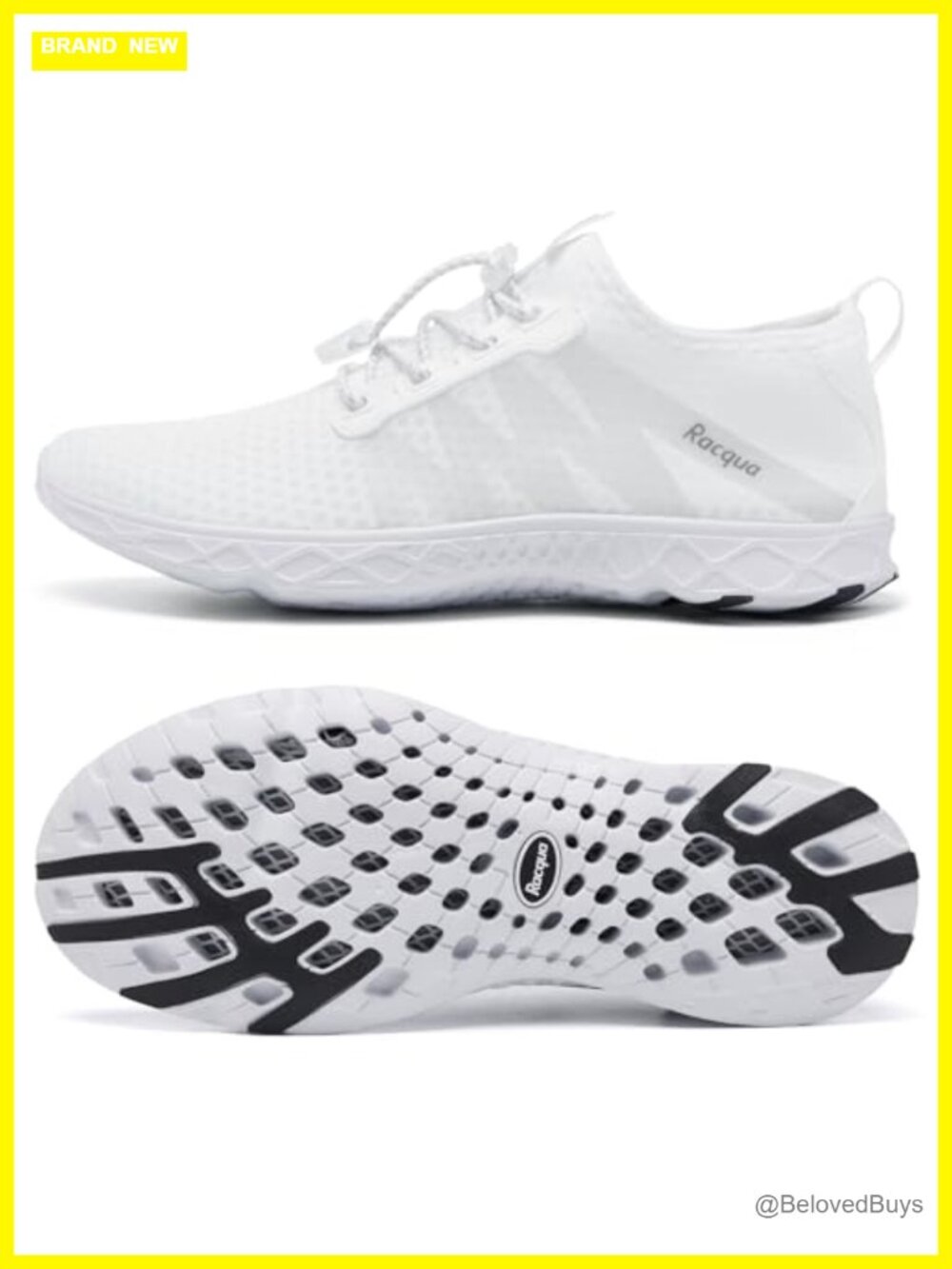 Racqua Breathable Mesh Water Shoes Quick-Dry Anti-Slip for Beach Swim